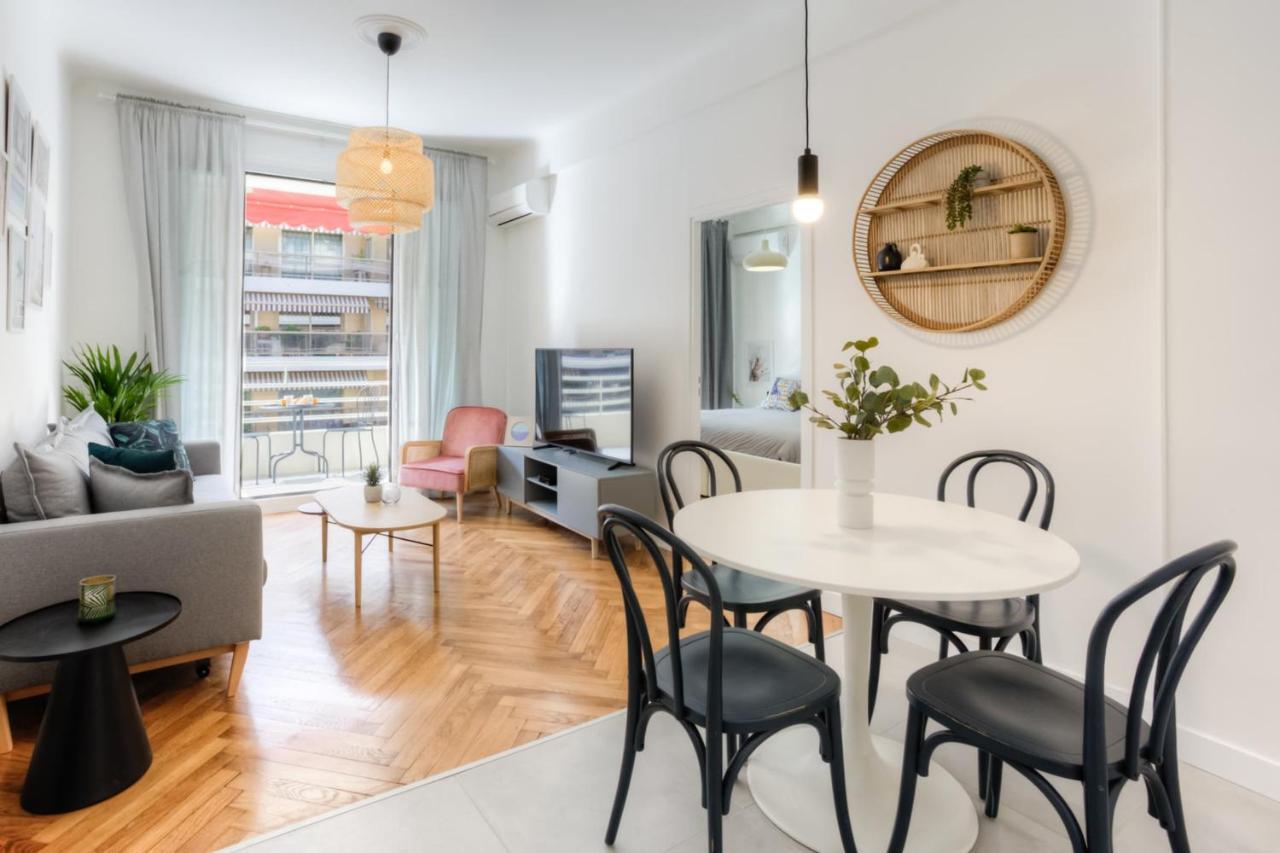 #29 Suite Gambetta Ac Sea View 2 Bedrooms 1Min Walk To Promenade & Sea Nice Buitenkant foto