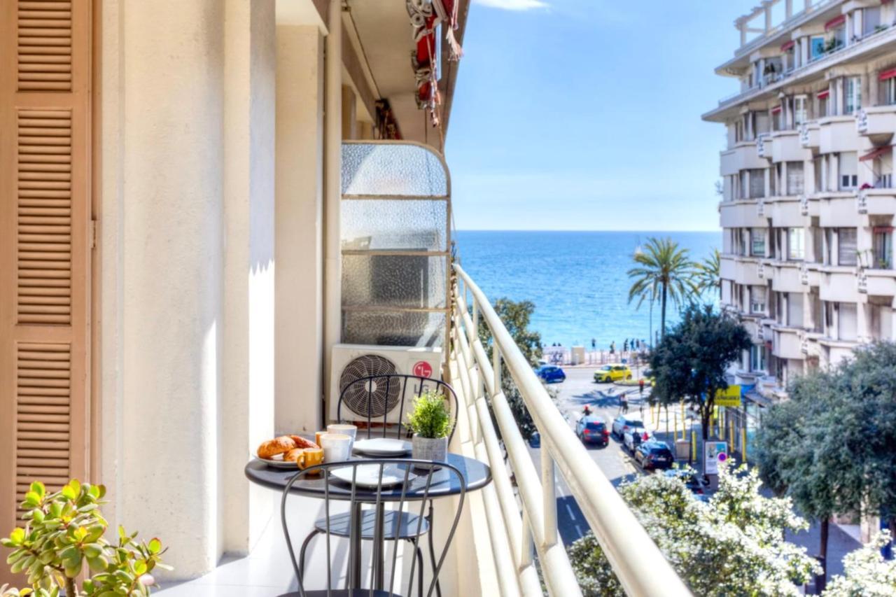 #29 Suite Gambetta Ac Sea View 2 Bedrooms 1Min Walk To Promenade & Sea Nice Buitenkant foto